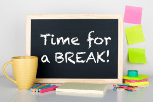 Plan for time off work & activities