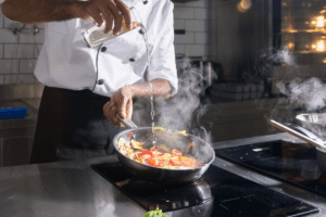Cooking over open flames