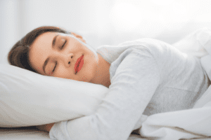 Sleeping on the opposite side