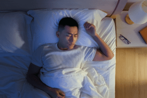 Sleeping on your back
