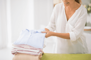 Sorting laundry