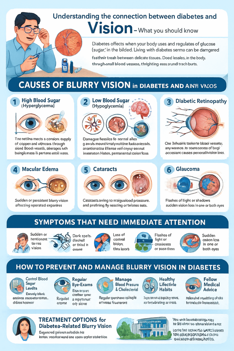 How to Prevent and Manage blurry vision in diabetes?