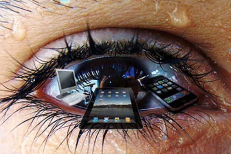 How to prevent eye damage from a phone ?